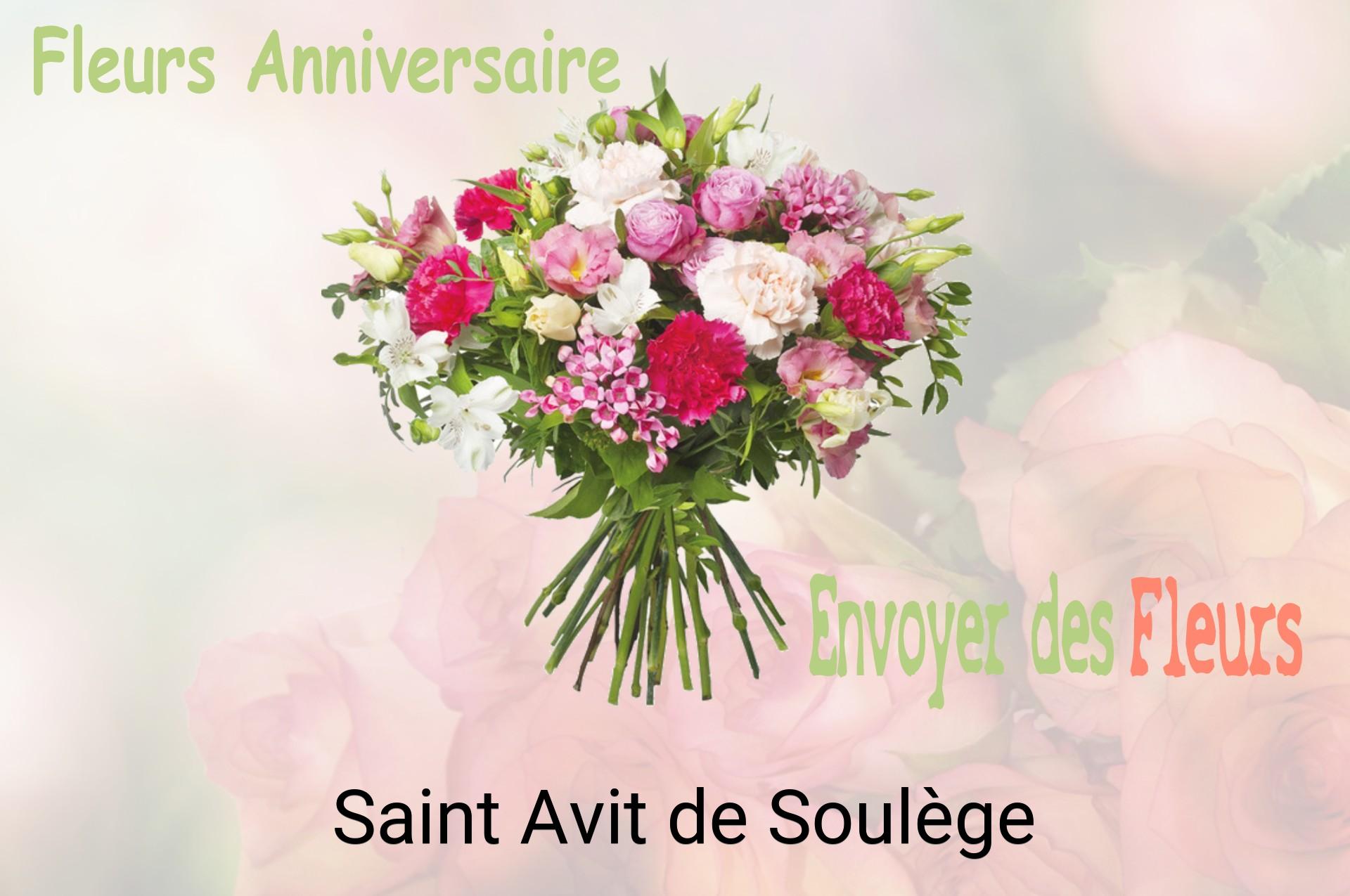 Bouquet de fleurs d’anniversaire livré à Saint-Avit-de-Soulège